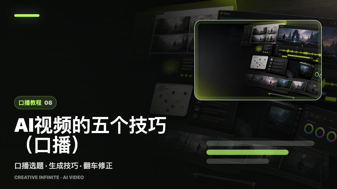 AI视频的五个技巧（口播）封面