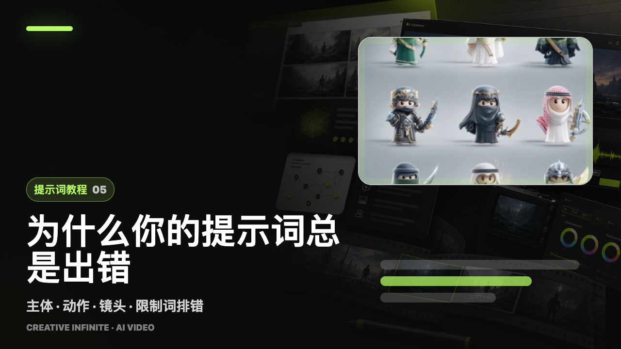 提示词排错课程封面
