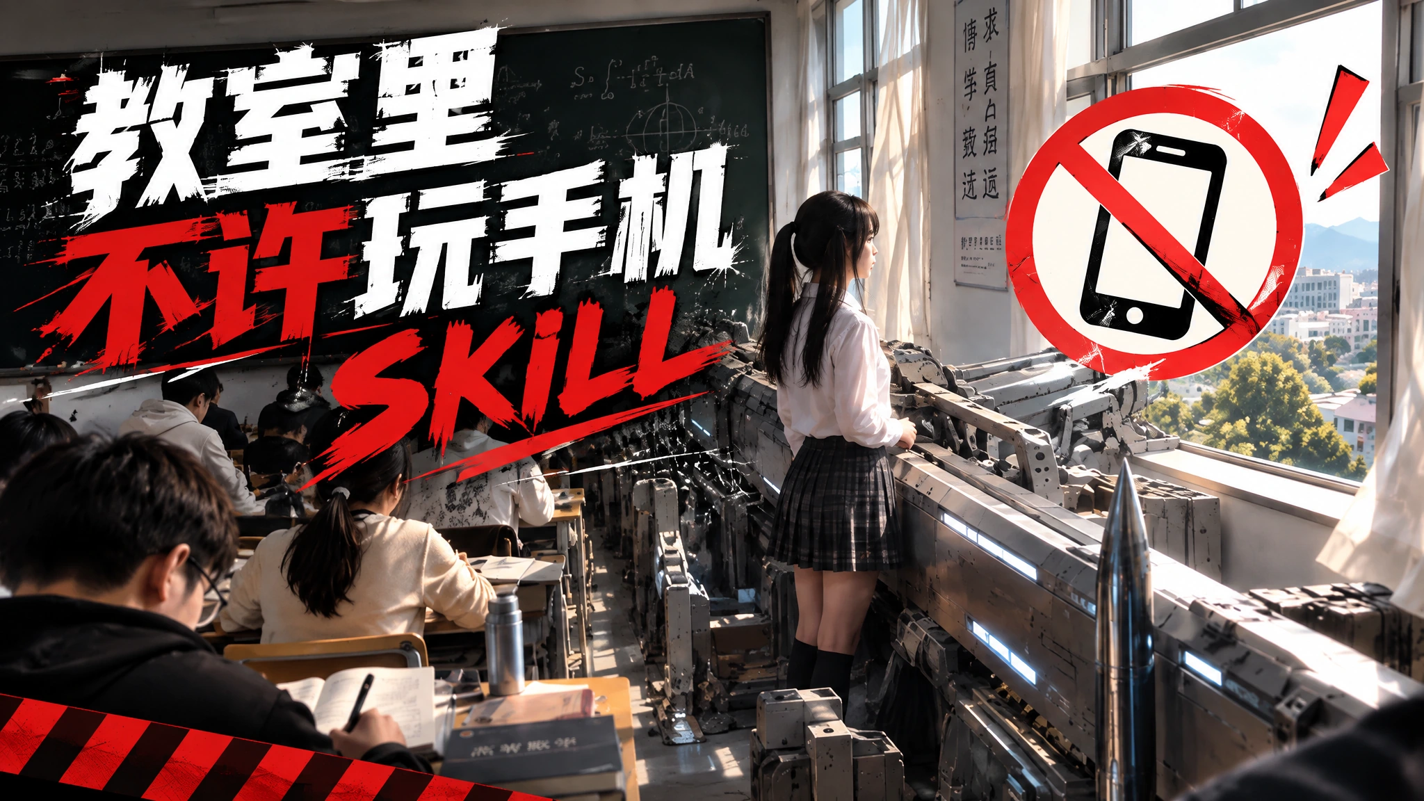 教室里不准玩手机 Skill 封面
